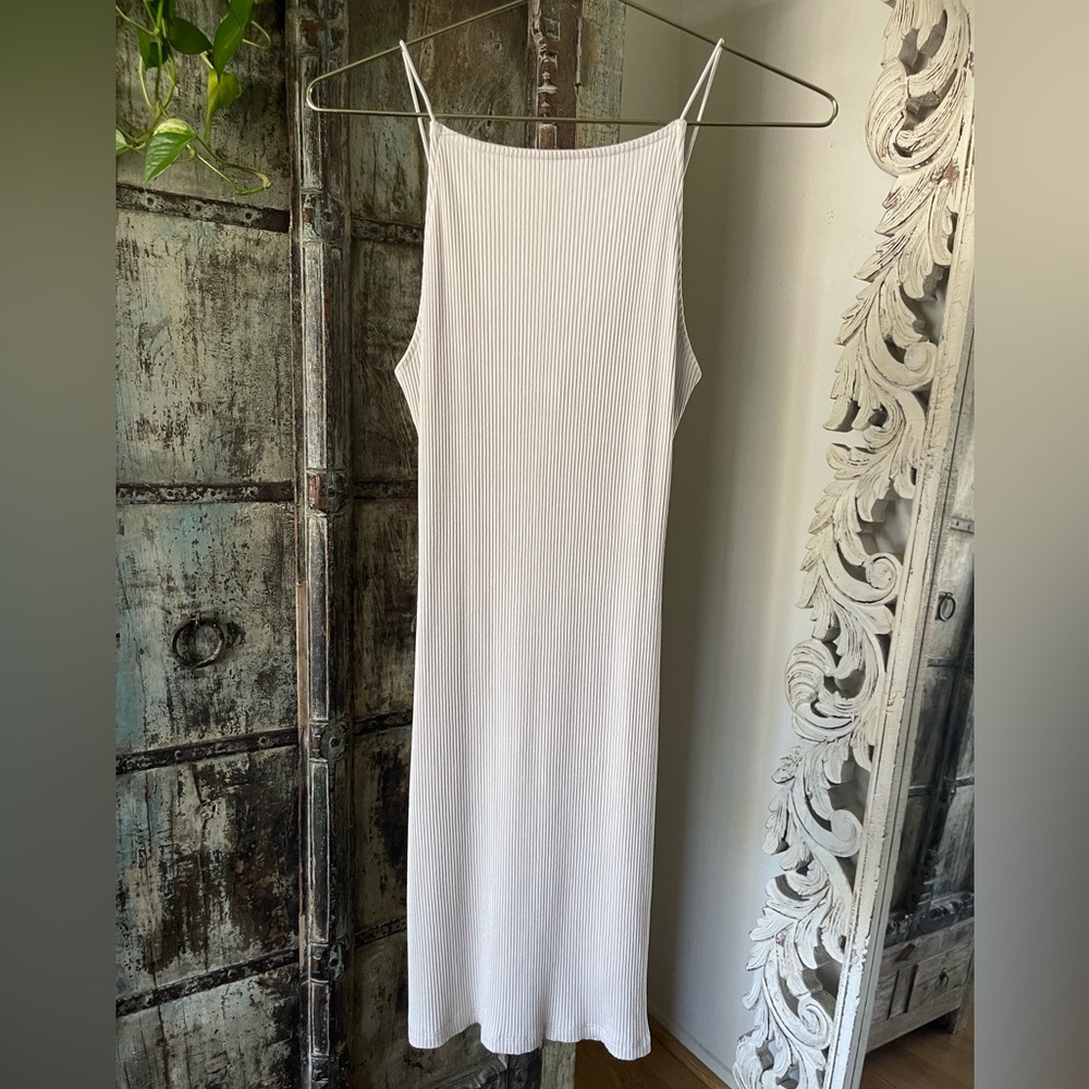 213 H&M High Neck Ribbed Dress - Picture 1 of 5